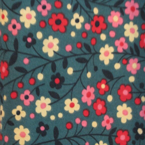 * 2/$15 LuLaRoe Irma Tunic XXS NWT $36 OVERSIZEDD Fits Medium Green Floral - Picture 4 of 4